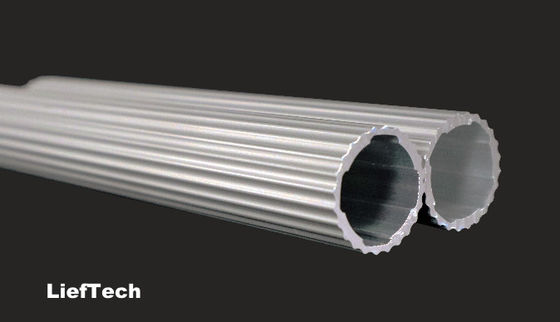 Gęstość 1,2 mm Aluminiowa stopa rurowa Wał walcowy Aluminiowa rurka falista