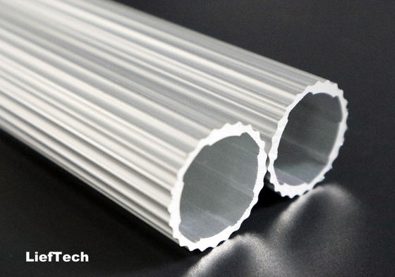 Gęstość 1,2 mm Aluminiowa stopa rurowa Wał walcowy Aluminiowa rurka falista