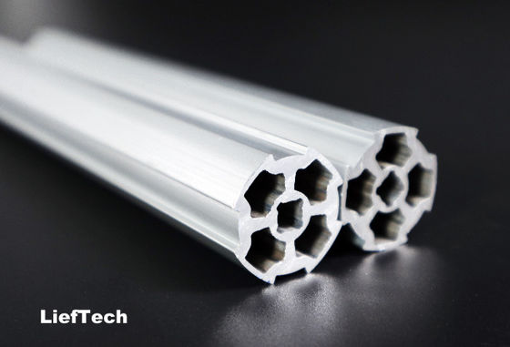 wzmocniony Aluminium Lean Pipe materiał podlegający recyklingowi utleniona powierzchnia