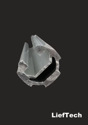 Gęstość 1,7 mm Anodyzowana rurka aluminiowa z rowką ISO9001