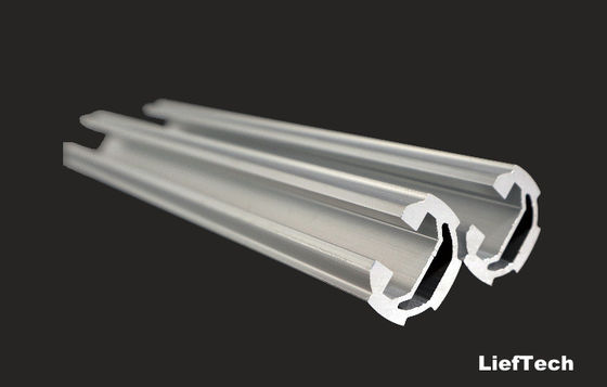 OEM 19 mm średnicy anodowane rurki aluminiowe z rowką