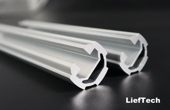 OEM 19 mm średnicy anodowane rurki aluminiowe z rowką