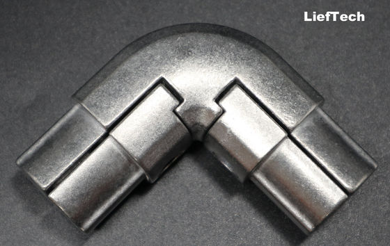 Złącza rurowe z srebra z aluminium wewnętrzne złącze kątowe z aluminium