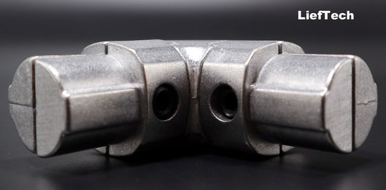 Złącza rurowe z srebra z aluminium wewnętrzne złącze kątowe z aluminium