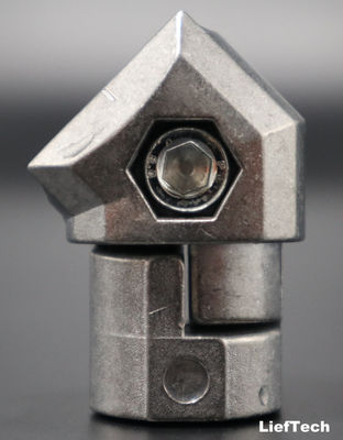 Aluminiowy 45 stopni Rurowy Złącza Przemysłowa ramka 0,052kg / sztuk