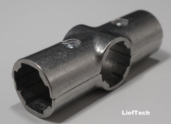 6063 T5 Aluminiowy Stopy Płytkowe Łącznik Rurowy Łatwe do montażu powierzchnia utleniona