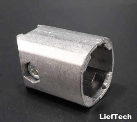Połączenie aluminiowe T-stopniowe T3-T8 do rur aluminiowych 28 mm