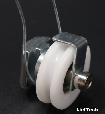 Odlewanie gumowe U Groove Pipe Wheels T Slot Profile With Slider
