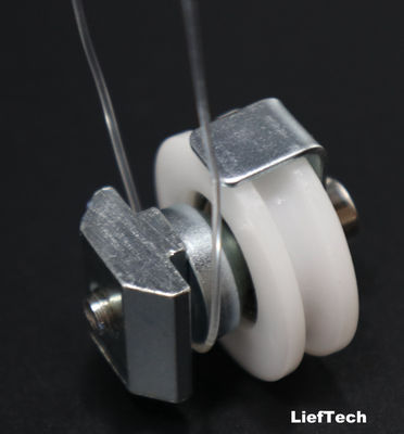 Odlewanie gumowe U Groove Pipe Wheels T Slot Profile With Slider